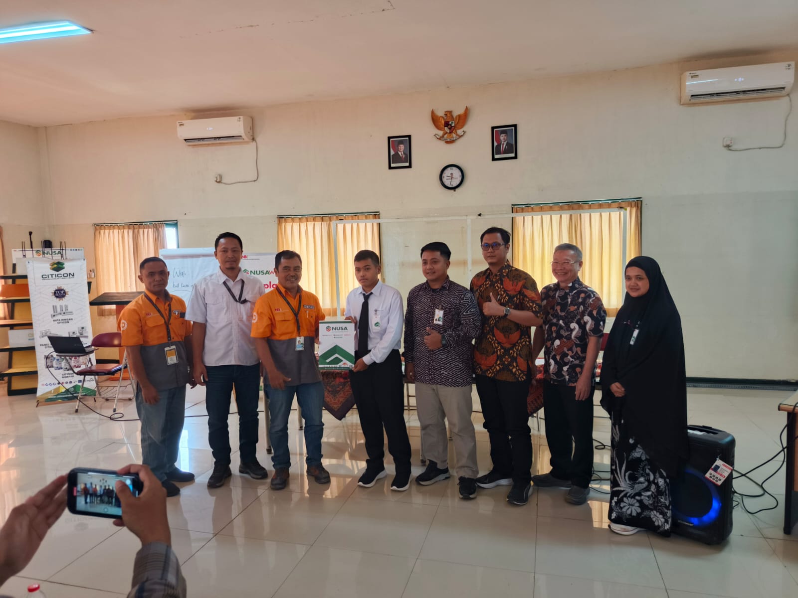 SISWA SMK BTB JUWANA RESMI DITERIMA MAGANG DI PT NBI DEMAK